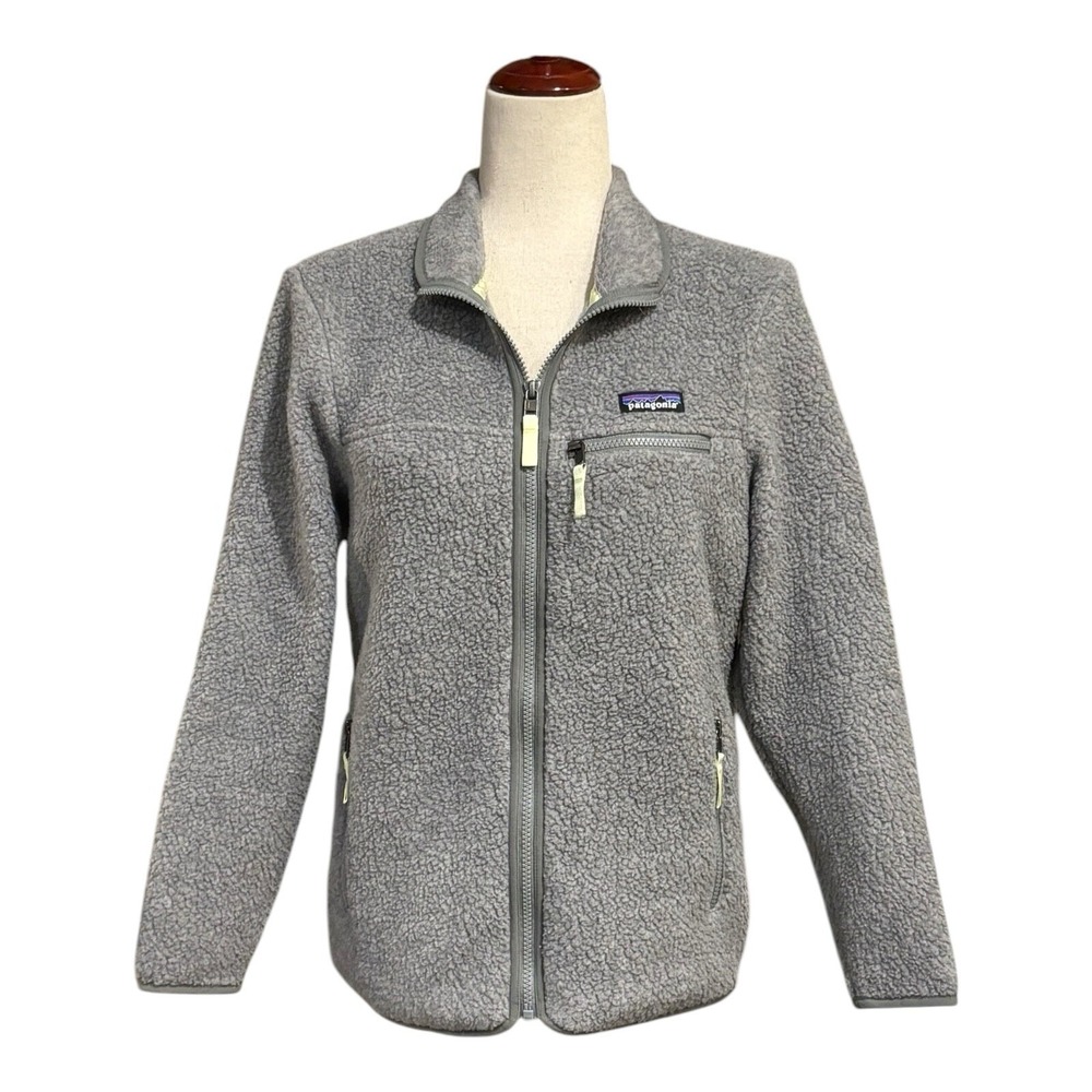 Patagonia Retro Pile Fleece Jacket Gray‎ Women's XS